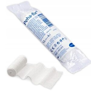 Peha-Fix 12 cm * 4 m 1 pezzo confezionato singolarmente, fascia semielastica